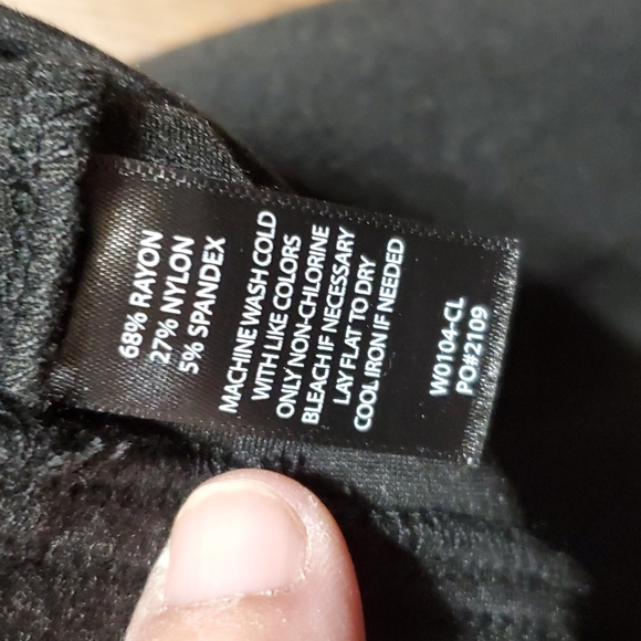 Betabrand charcoal gray straight leg tall pull on stretch trouser pants euc - Picture 5 of 6